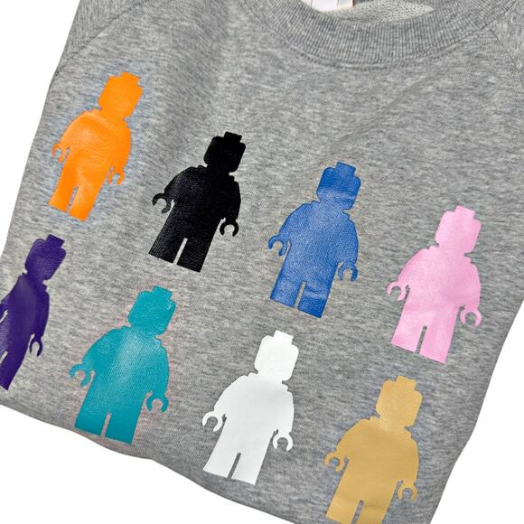 Lego x Target Collection Men's SM Graphic Sweatshirt Minifigures NWT - Picture 1 of 7
